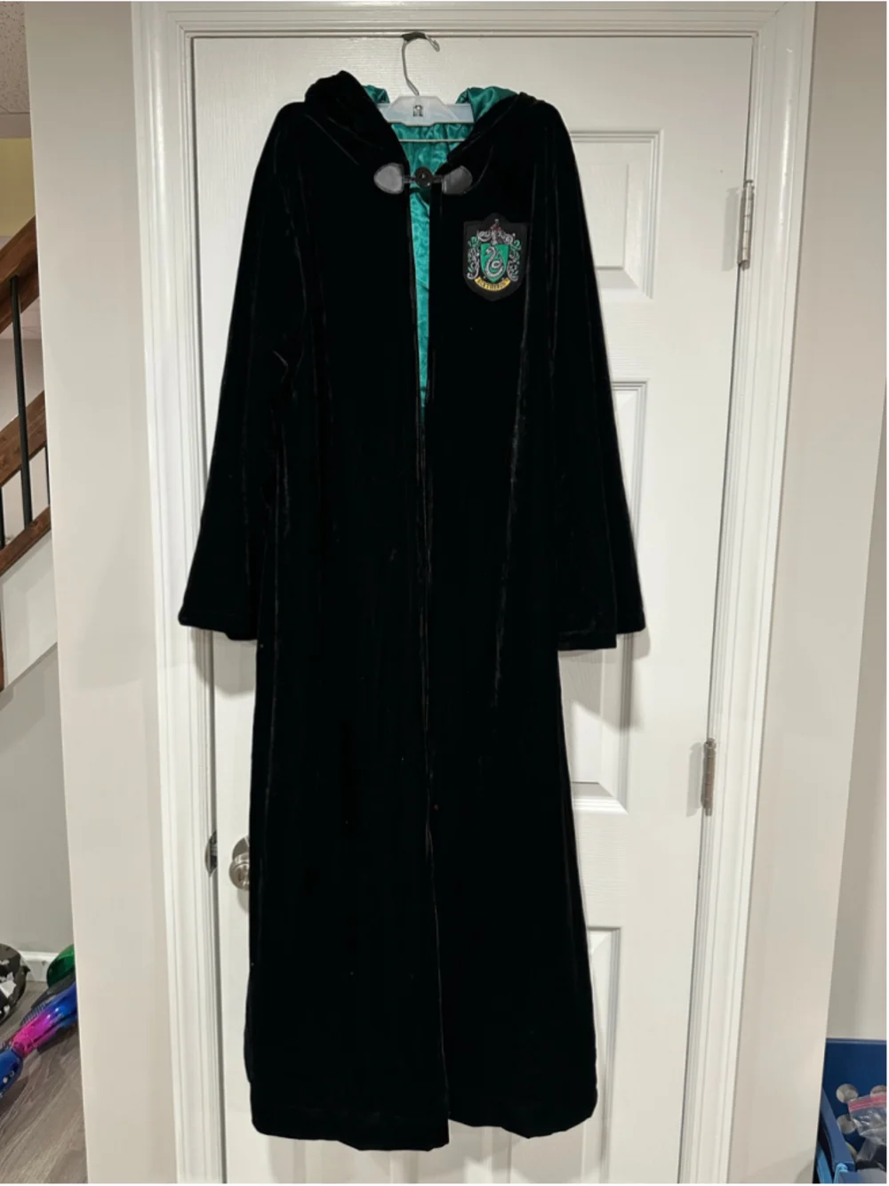 Slytherin Harry Potter Costume Robe One Size Black Green